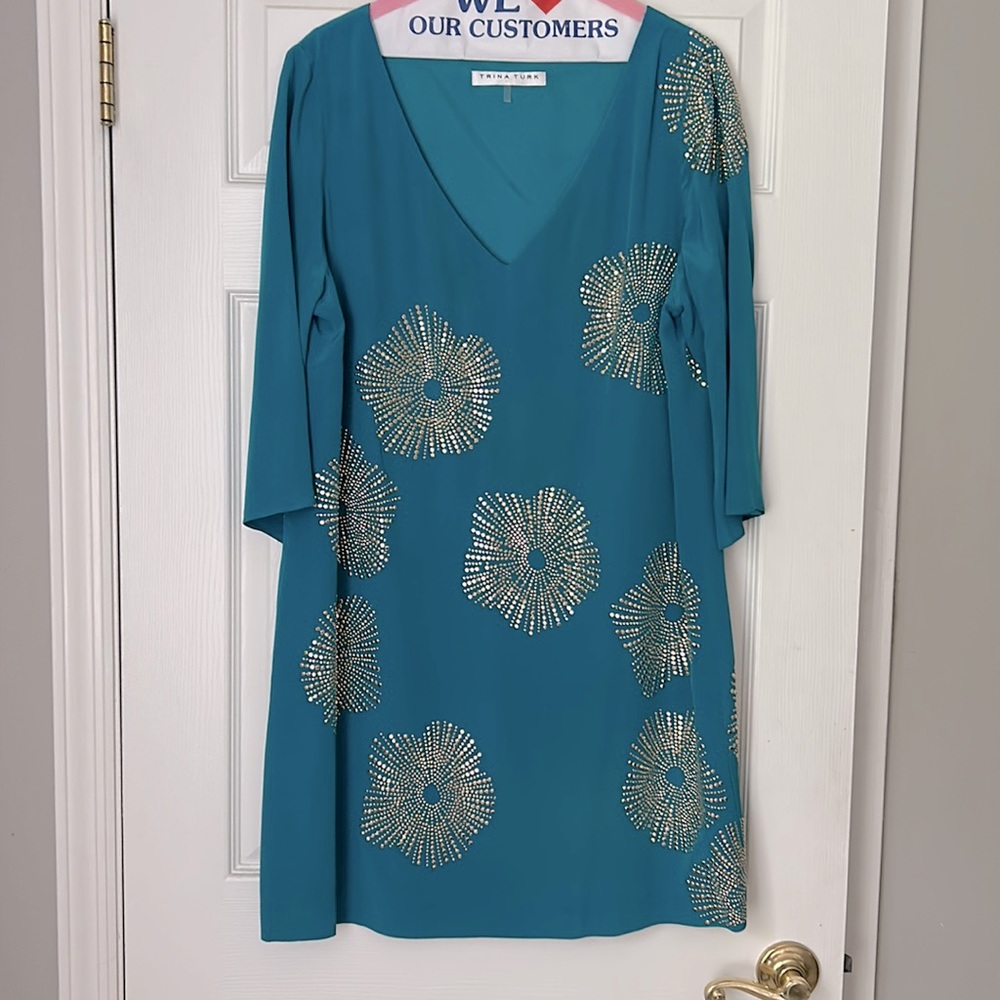 Trina Turk Glitteratti dress sz 12(?)
